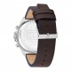 Tommy HILFIGER Clark Ρολόι Ανδρικό Καφέ Δερμάτινο λουράκι 1792208