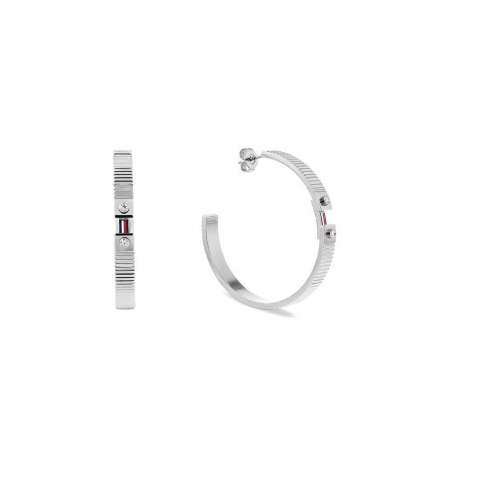 TOMMY HILFIGER Γυναικεία Σκουλαρίκια Κρίκοι Ατσάλι 2781049