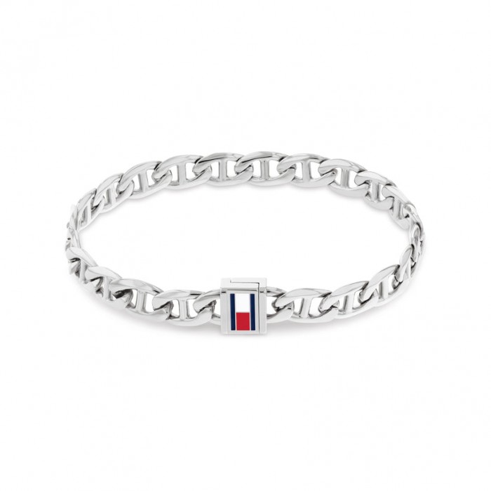 TOMMY HILFIGER Βραχιόλι Ανδρικό Ασημί Ανοξείδωτο Ατσάλι 2790645