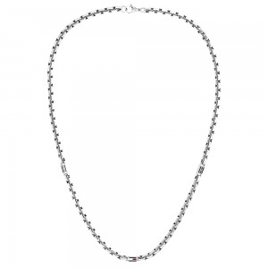 TOMMY HILFIGER Unisex Κολιέ Aλυσίδα  Ασημί Ανοξείδωτο ατσάλι 2790672