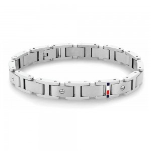 TOMMY HILFIGER Βραχιόλι Ανδρικό Ασημί Ανοξείδωτο Ατσάλι 2790393