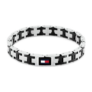TOMMY HILFIGER Βραχιόλι Ανδρικό Μαύρο Ανοξείδωτο Ατσάλι 2790684