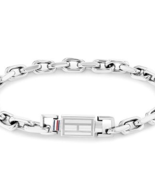 TOMMY HILFIGER Βραχιόλι Ανδρικό Ασημί Ανοξείδωτο Ατσάλι 2790715