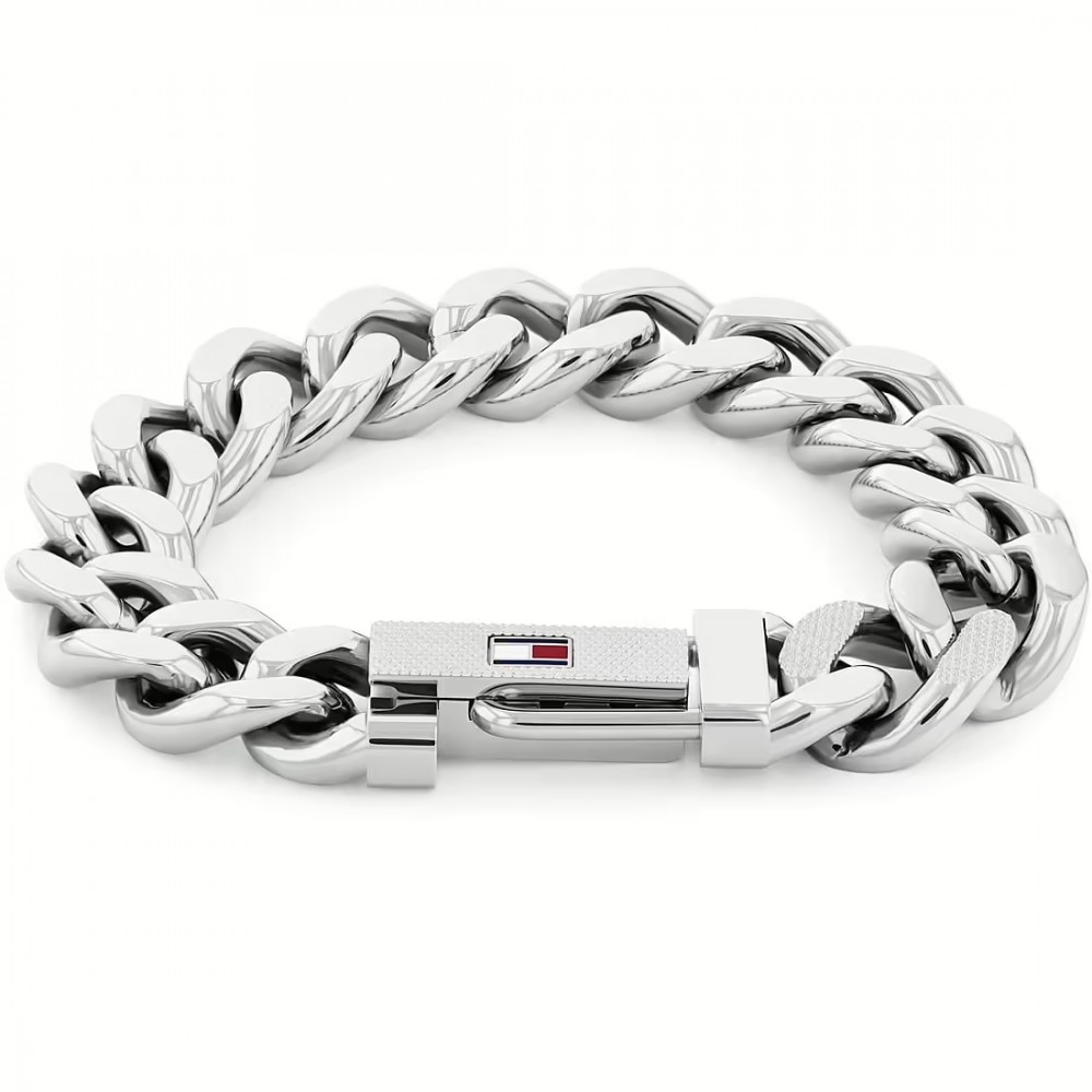 TOMMY HILFIGER Βραχιόλι Wild Ανδρικό Ασημί Ανοξείδωτο Ατσάλι 2790637