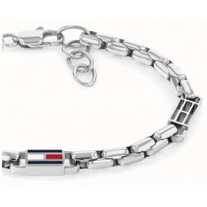 TOMMY HILFIGER Βραχιόλι Ανδρικό Ασημί Ανοξείδωτο Ατσάλι 2790674