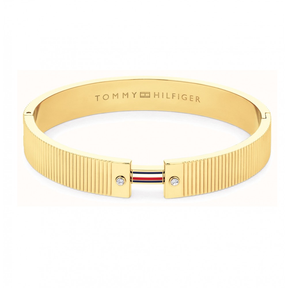 TOMMY HILFIGER Γυναικείο Βραχιόλι Χειροπέδα Επίχρυσο Ανοξείδωτο Ατσάλι 2781046