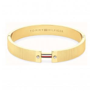 TOMMY HILFIGER Γυναικείο Βραχιόλι Χειροπέδα Επίχρυσο Ανοξείδωτο Ατσάλι 2781046