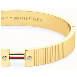 TOMMY HILFIGER Γυναικείο Βραχιόλι Χειροπέδα Επίχρυσο Ανοξείδωτο Ατσάλι 2781046