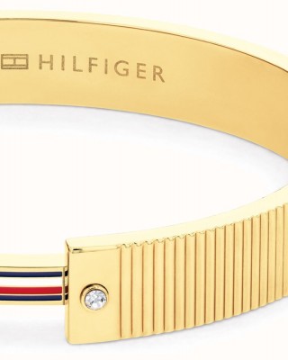 TOMMY HILFIGER Γυναικείο Βραχιόλι Χειροπέδα Επίχρυσο Ανοξείδωτο Ατσάλι 2781048