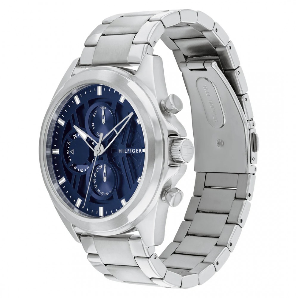 Tommy HILFIGER Jax Multifunction Ρολόι Ασημί Ανοξείδωτο Ατσάλι 1710656 Tommy HILFIGER Jax Multifunction Ρολόι Ασημί Ανοξείδωτο Ατσάλι 1710656