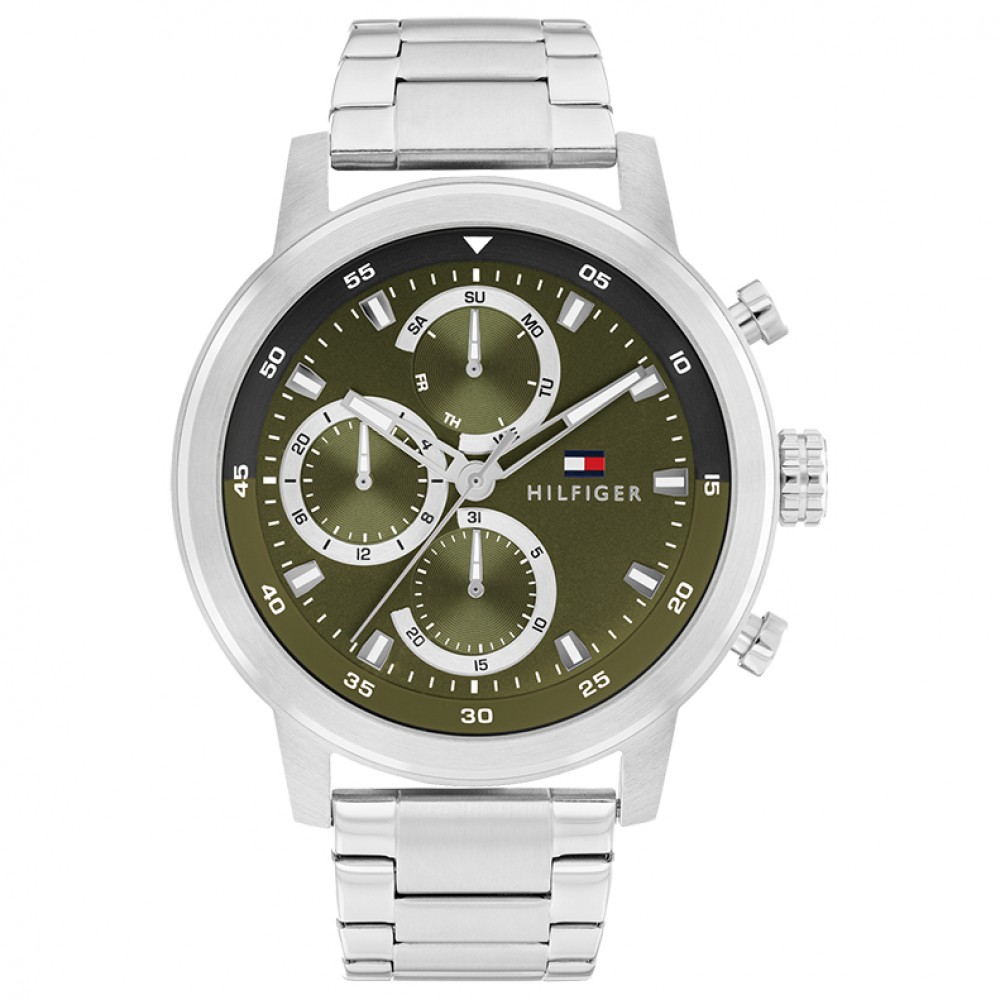 Tommy HILFIGER Roccky Multifunction Ρολόι Ασημί Ανοξείδωτο Ατσάλι 1792180