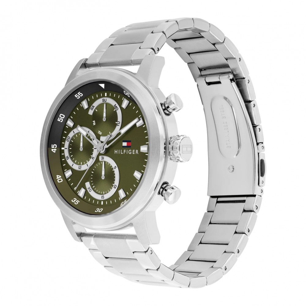 Tommy HILFIGER Roccky Multifunction Ρολόι Ασημί Ανοξείδωτο Ατσάλι 1792180