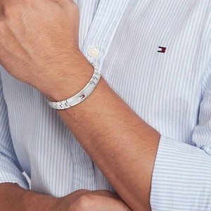TOMMY HILFIGER Βραχιόλι Ανδρικό Ασημί Ανοξείδωτο Ατσάλι 2790419