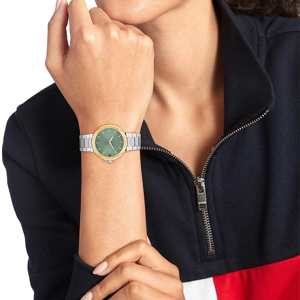 Tommy HILFIGER Lori Γυναικείο Ρολόι Ασημί Ανοξείδωτο Ατσάλι Μπρασελέ 1782778 