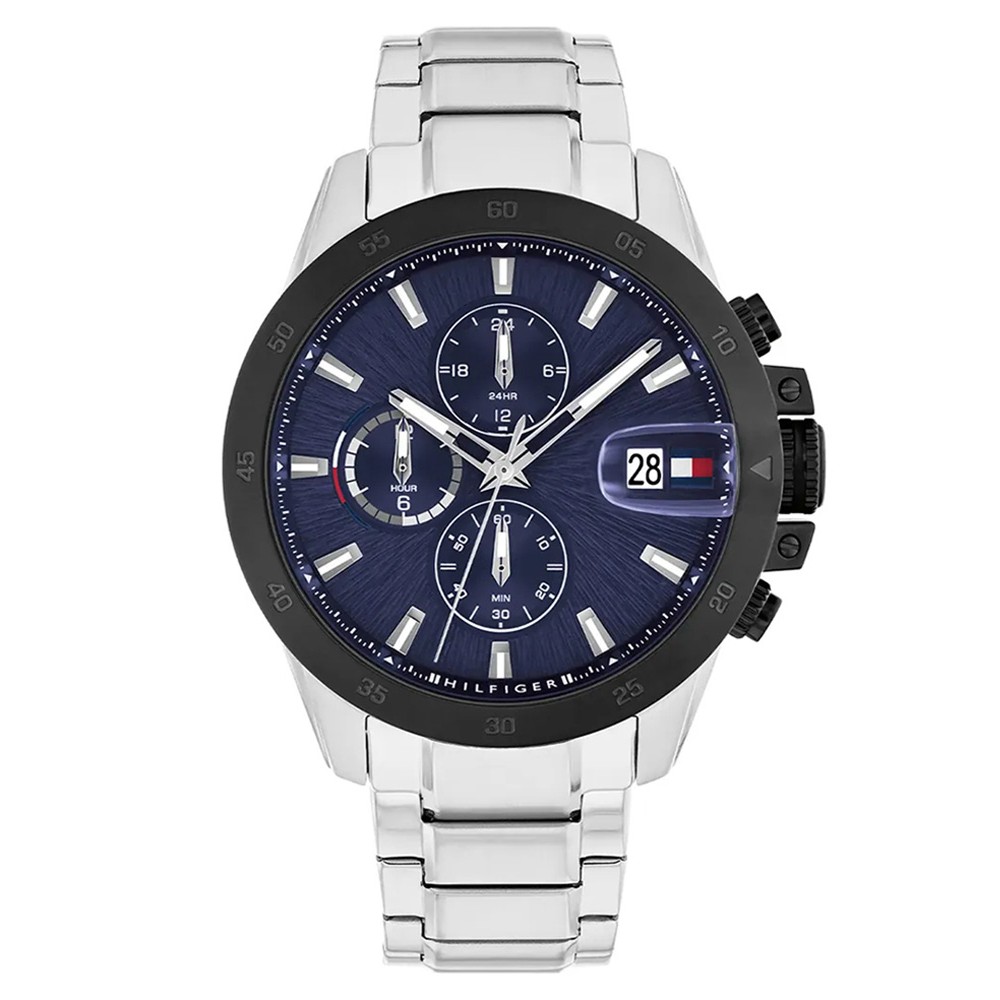Tommy HILFIGER Multifunction Ρολόι Ασημί Ανοξείδωτο Ατσάλι 1792198