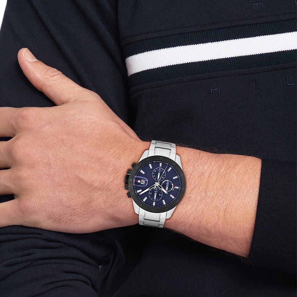 Tommy HILFIGER Multifunction Ρολόι Ασημί Ανοξείδωτο Ατσάλι 1792198