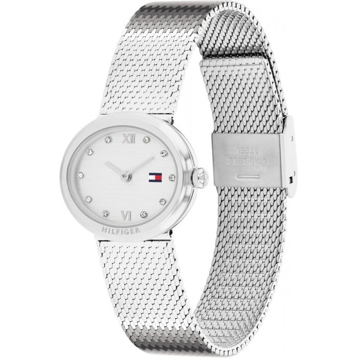 Tommy HILFIGER Moira Γυναικείο Ρολόι Οβάλ Ασημί Ανοξείδωτο Ατσάλι Μπρασελέ 1782846 