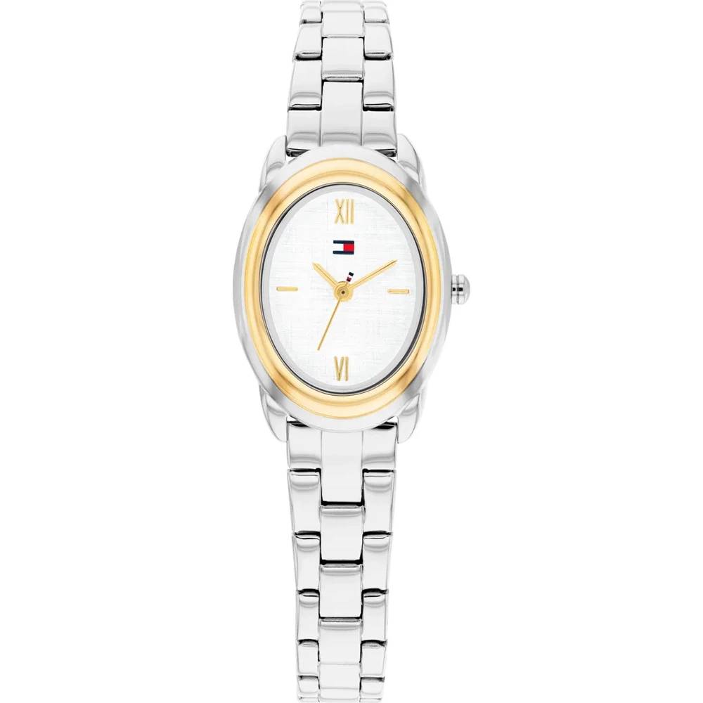 Tommy HILFIGER Demi Γυναικείο Ρολόι Οβάλ Δίχρωμο Ανοξείδωτο Ατσάλι Μπρασελέ 1782874 