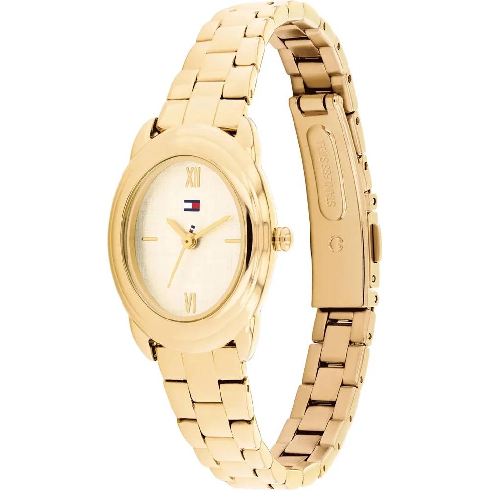 Tommy HILFIGER Demi Γυναικείο Ρολόι Οβάλ Χρυσό Ανοξείδωτο Ατσάλι Μπρασελέ 1782875 