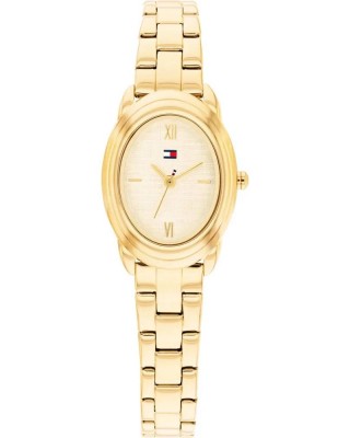 Tommy HILFIGER Demi Γυναικείο Ρολόι Οβάλ Χρυσό Ανοξείδωτο Ατσάλι Μπρασελέ 1782875 