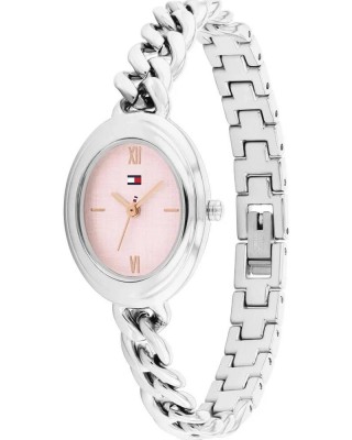 Tommy HILFIGER Demi Γυναικείο Ρολόι Οβάλ Ασημί Ανοξείδωτο Ατσάλι Μπρασελέ 1782876 