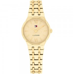 Tommy HILFIGER Mackenzie Γυναικείο Ρολόι Χρυσό Ανοξείδωτο Ατσάλι Μπρασελέ 1782886 