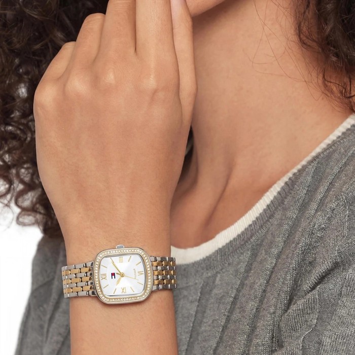 Tommy HILFIGER Abby Γυναικείο Ρολόι Δίχρωμο Ανοξείδωτο Ατσάλι Μπρασελέ 1782922