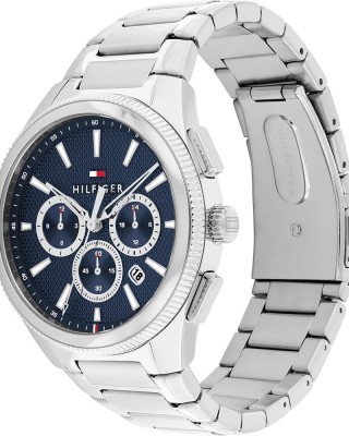Tommy HILFIGER Sam Ρολόι Ανδρικό Ασημί Ανοξείδωτο Ατσάλι μπρασελέ 1792253
