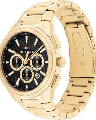 Tommy HILFIGER Χρονογράφος Ρολόι Χρυσό Ανοξείδωτο Ατσάλι μπρασελέ 1792254 