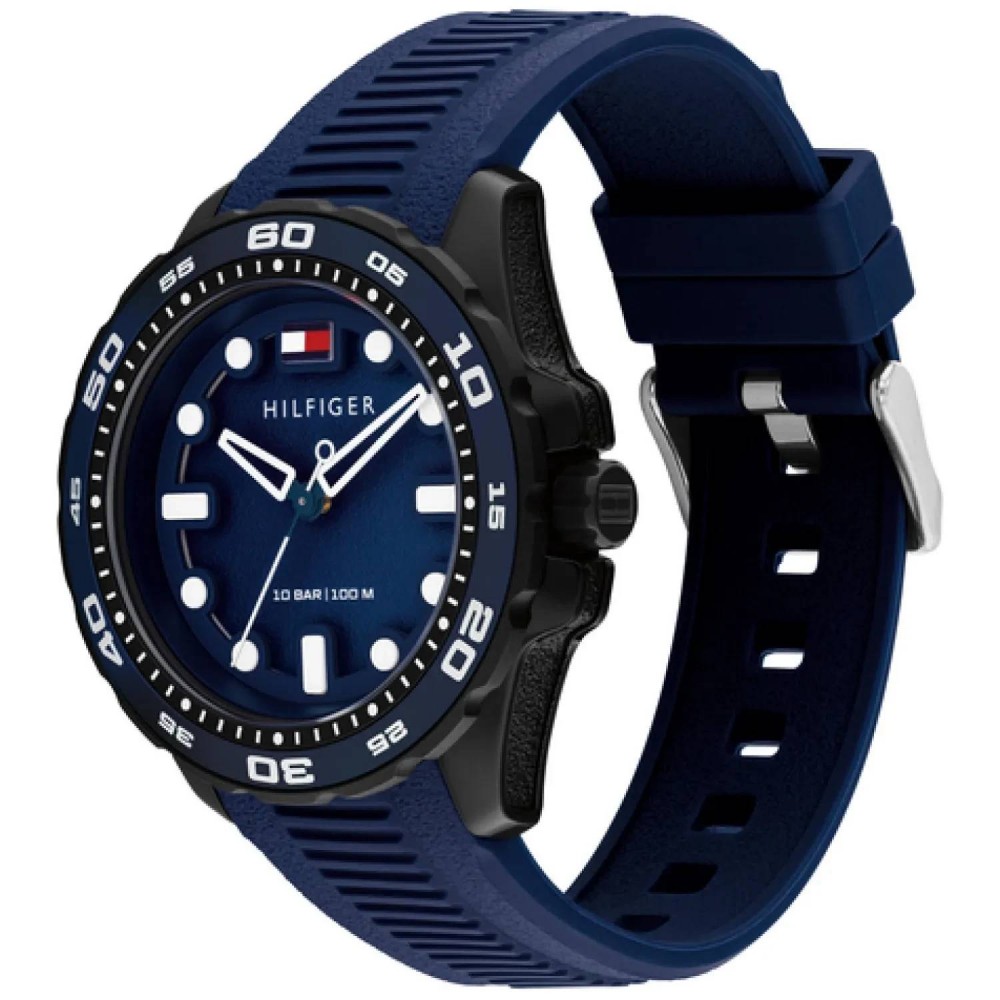 Tommy HILFIGER Regatta Ρολόι Ανδρικό Μπλε Καουτσούκ λουρί 1792265 Tommy HILFIGER Regatta Ρολόι Ανδρικό Μπλε Καουτσούκ λουρί 1792265