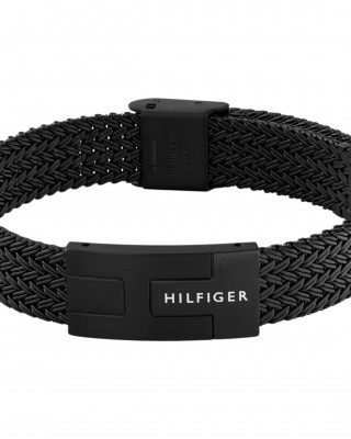 TOMMY HILFIGER Βραχιόλι Ανδρικό Μαύρο Ανοξείδωτο Ατσάλι 2790707