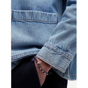 TOMMY HILFIGER Βραχιόλι Μπλε Κορδόνι Ατσάλι 2790677