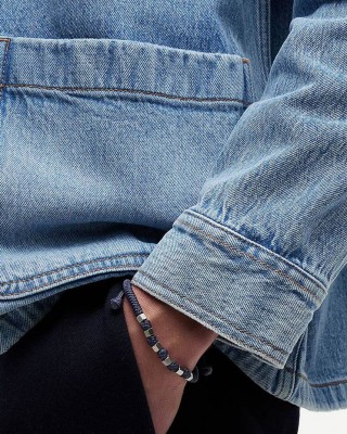 TOMMY HILFIGER Βραχιόλι Μπλε Κορδόνι Ατσάλι 2790677