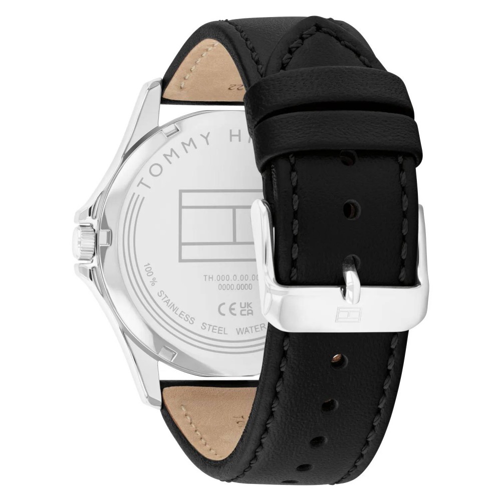 Tommy HILFIGER Bruce Ρολόι Μαύρο Δερμάτινο Λουρί 1710668 Tommy HILFIGER Bruce Ρολόι Μαύρο Δερμάτινο Λουρί 1710668