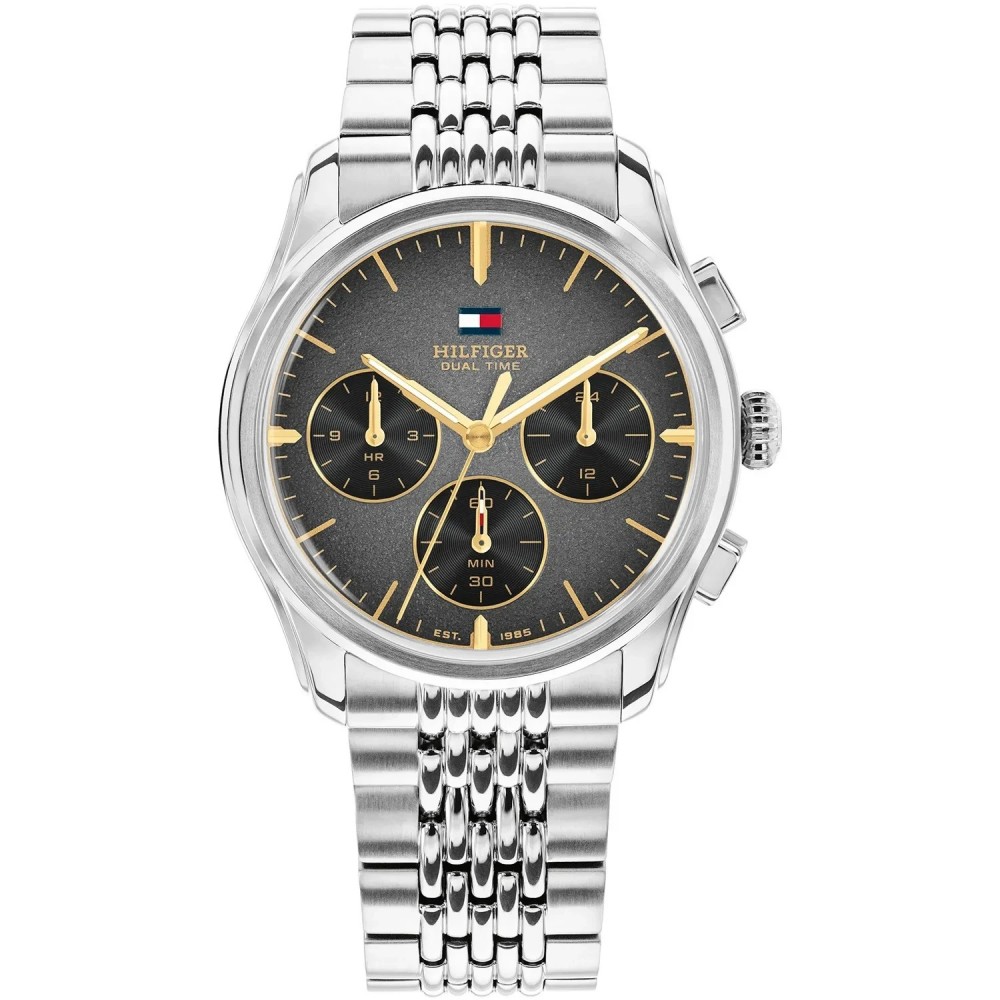 Tommy HILFIGER Bryant Ρολόι Ανδρικό Ασημί Ανοξείδωτο Ατσάλι μπρασελέ 1710812