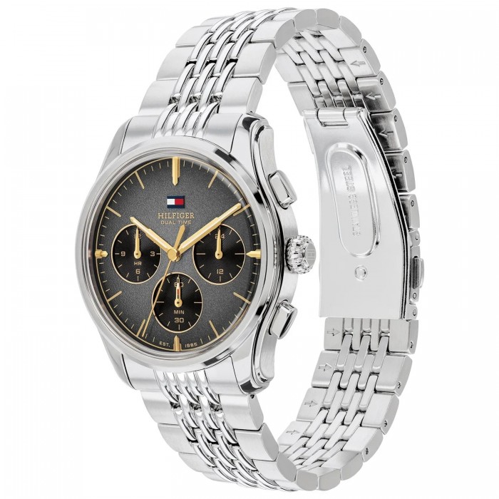 Tommy HILFIGER Bryant Ρολόι Ανδρικό Ασημί Ανοξείδωτο Ατσάλι μπρασελέ 1710812