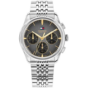 Tommy HILFIGER Bryant Ρολόι Ανδρικό Ασημί Ανοξείδωτο Ατσάλι μπρασελέ 1710812