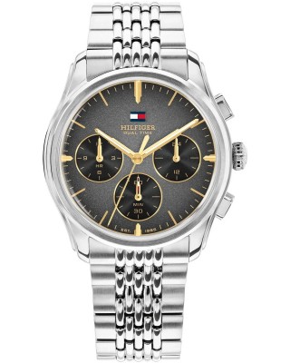 Tommy HILFIGER Bryant Ρολόι Ανδρικό Ασημί Ανοξείδωτο Ατσάλι μπρασελέ 1710812