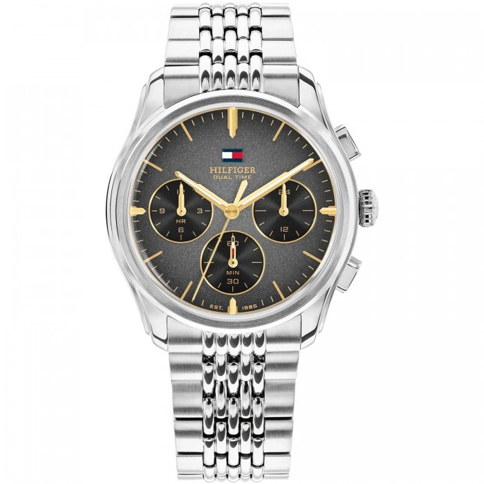 Tommy HILFIGER Bryant Ρολόι Ανδρικό Ασημί Ανοξείδωτο Ατσάλι μπρασελέ 1710812
