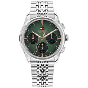 Tommy HILFIGER Bryant Ρολόι Ανδρικό Ασημί Ανοξείδωτο Ατσάλι μπρασελέ 1710813