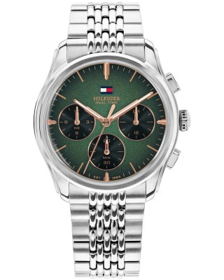Tommy HILFIGER Bryant Ρολόι Ανδρικό Ασημί Ανοξείδωτο Ατσάλι μπρασελέ 1710813