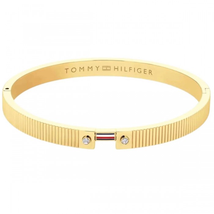 TOMMY HILFIGER Γυναικείο Βραχιόλι Χειροπέδα Επίχρυσο Ανοξείδωτο Ατσάλι 2781048