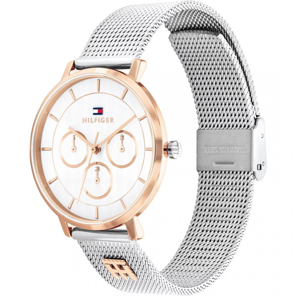 Tommy HILFIGER Tea Γυναικείο Ρολόι Ασημί Ροζ χρυσό Ανοξείδωτο Ατσάλι Μπρασελέ 1782879 Tommy HILFIGER Tea Γυναικείο Ρολόι Ασημί Ροζ χρυσό Ανοξείδωτο Ατσάλι Μπρασελέ 1782879