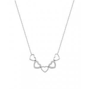VOGUE Necklace with hearts in Silver 925 20171597413