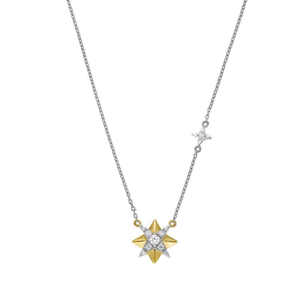 VOGUE Κολιέ με αστέρι από επιχρυσωμένο Ασήμι 925 20172102411