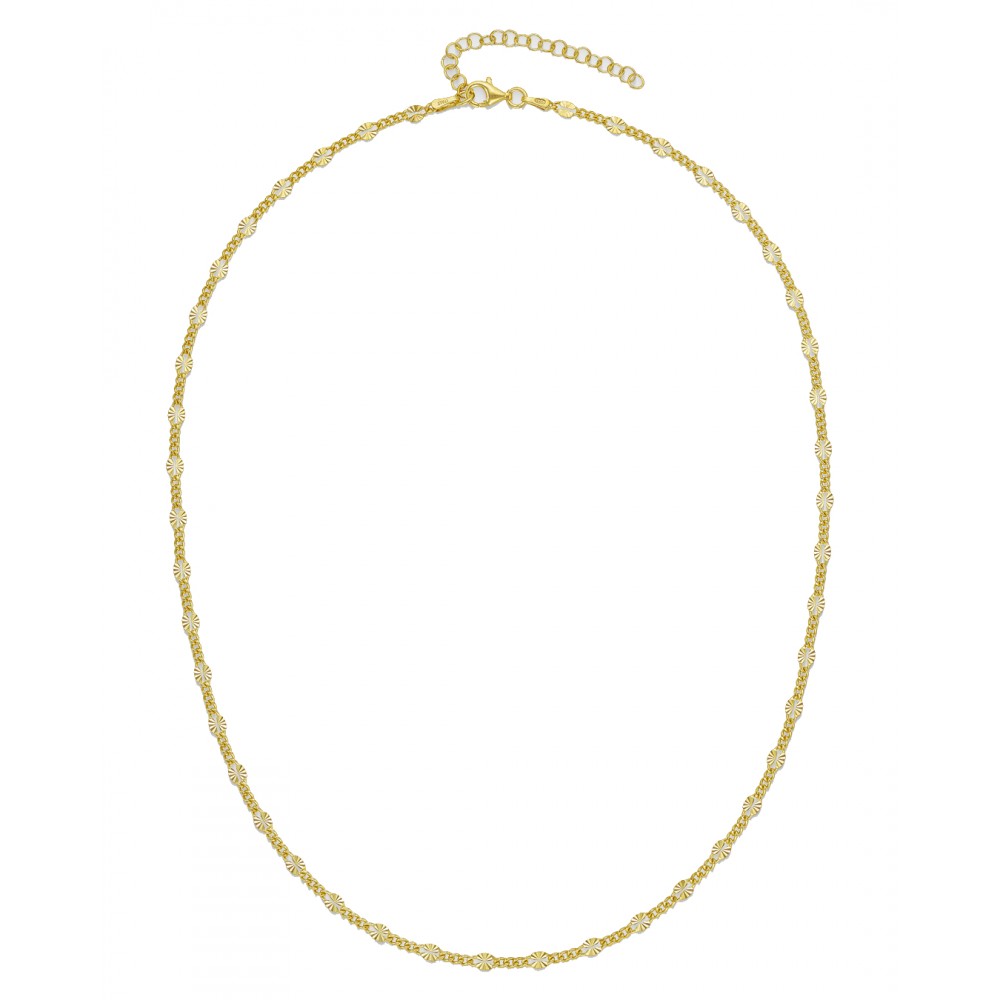 VOGUE Κολιέ αλυσίδα από επιχρυσωμένο Ασήμι 925 20179703401