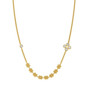 VOGUE Floral necklace in gold-plated Silver 925 20170635411